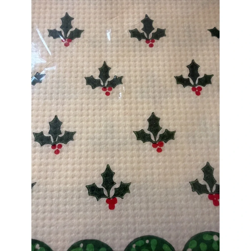 2 NOS Hallmark Christmas Paper Table Covers 60
